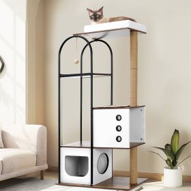 Cat Climbing Frame, Cat Tree, Modern Cat Tower, Multi-storey Cat Apartment