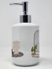 Central Asian Shepherd Dog in Bathtub Ceramic Soap Dispenser Hand Soap Dispenser Pump Bottles for Bathroom Kitchen