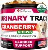 Dog Urinary Treatment Cranberry Supplement for Dogs Bladder Control for Dogs Urinary Tract Infection Treatment Multivitamin Chews