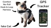 Rechargeable Pocket GPS GSM Tracking Collars for Hunting Dogs Realtime Size:XL