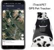 Waterproof Tracking Collars for Hunting Dogs Realtime GPS Pet Tracker Size:M