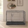 36" Pet Kennel Cat Dog Folding Steel Crate Animal Playpen Wire Metal