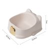 Pet Food Bowl Anti-Choking Cat Feeder Bowl Cat Neck Protection Food Bowl Raised Pet Cat Dog Food Bowls, Pet Food Bowls With Anti Slip Rubbers