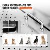 VEVOR 50" Pet Dog Bathing Station w/Ramp, Professional Stainless Steel Dog Grooming Tub w/ Soap Box, Faucet,Rich Accessory, Dog Bathtub for Large