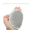 Dog Bath Brush Dog Grooming Brush, Pet Shampoo Bath Brush Soothing Massage Rubber Comb Silicone Grooming And Shedding Brush For Dogs Cats