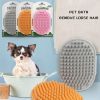 Dog Bath Brush Dog Grooming Brush, Pet Shampoo Bath Brush Soothing Massage Rubber Comb Silicone Grooming And Shedding Brush For Dogs Cats