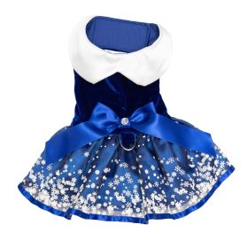 Holiday Dress- Snowflakes (size: X-Large)